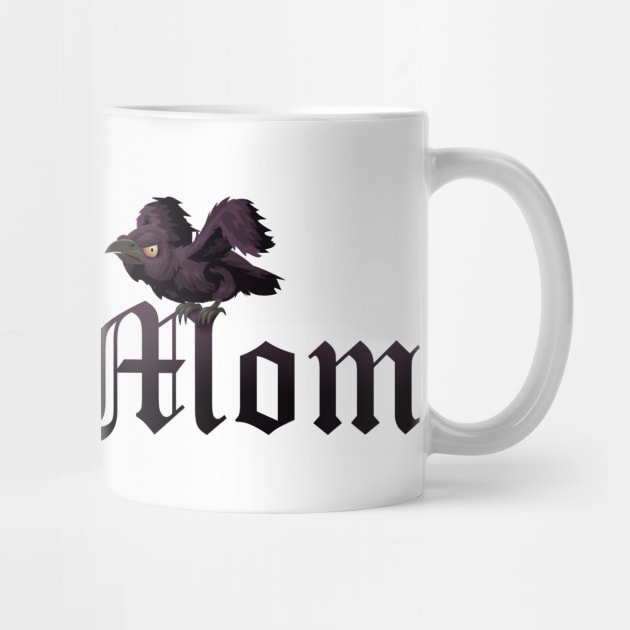 Goth Mom, mad raven by HolidayBug